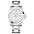 Longines orologio Conquest 41mm argento quarzo acciaio L3.759.4.76.6