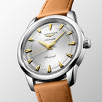 Longines Conquest Heritage 40mm silver automatic steel watch L1.650.4.72.2