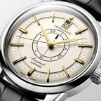 Longines orologio Conquest Heritage Central Power Reserve 38mm champagne automatico acciaio L1.648.4.78.2