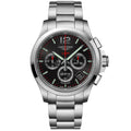 Longines orologio Conquest VHP cronografo 42mm nero acciaio quarzo L3.717.4.56.6