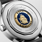 Longines orologio Flagship Heritage Moonphase 38,5 mm argento automatico acciaio L4.815.4.72.2
