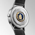 Longines orologio Flagship Heritage Moonphase 38,5 mm argento automatico acciaio L4.815.4.72.2