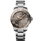 Longines orologio HydroConquest 39mm grigio automatico acciaio L3.780.3.78.6