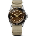 Longines orologio HydroConquest 41mm marrone automatico acciaio L3.790.4.66.2