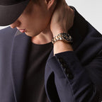 Longines orologio HydroConquest 43mm nero automatico acciaio finiture PVD oro rosa L3.782.3.58.7