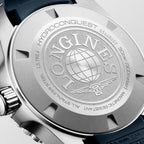 Longines orologio Hydroconquest GMT 41mm blu automatico acciaio L3.790.4.96.9