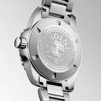 Longines orologio Hydroconquest GMT 41mm nero automatico acciaio L3.790.4.56.6