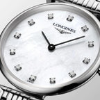 Longines orologio La Grande Classique 24mm madreperla diamanti acciaio quarzo L4.209.4.87.6
