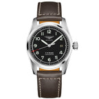 Longines orologio Longines Spirit 40mm nero automatico acciaio L3.810.4.53.0