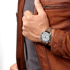 Longines orologio Longines Spirit 42mm argento automatico acciaio L3.820.4.73.2