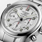 Longines orologio Longines Spirit 42mm argento automatico acciaio L3.820.4.73.6