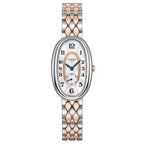 Longines orologio Longines Symphonette 21.90x34.00mm madreperla quarzo acciaio e oro 18kt L2.306.5.83.7