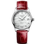 Longines orologio Master Collection 34mm madreperla diamanti automatico acciaio L2.357.4.87.2