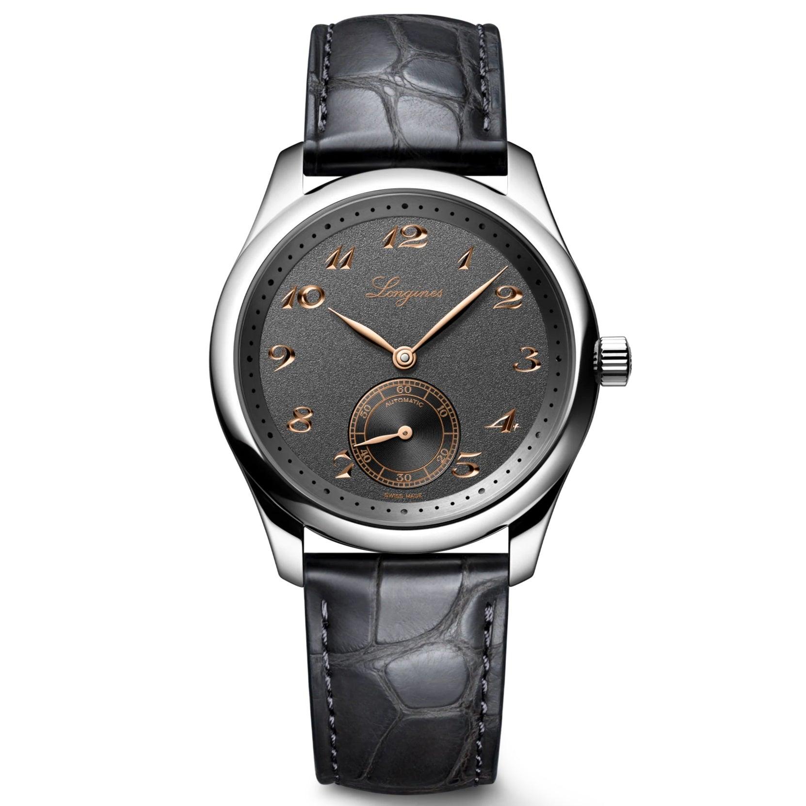 Longines orologio Master Collection 38mm antracite automatico acciaio L2.843.4.63.2