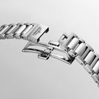 Longines orologio New Conquest 34mm blu automatico acciaio L3.430.4.97.6