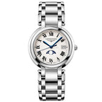 Longines orologio Primaluna 34mm argento quarzo acciaio L8.116.4.71.6