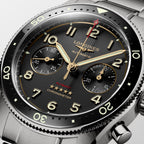 Longines orologio Spirit Flyback 42mm antracite automatico titanio L3.821.1.53.6