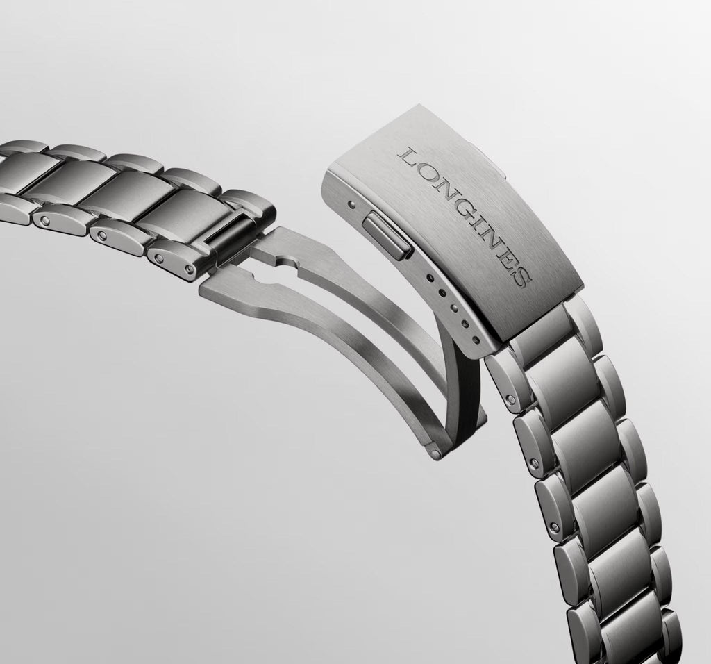 Longines orologio Spirit Flyback 42mm antracite automatico titanio L3.821.1.53.6