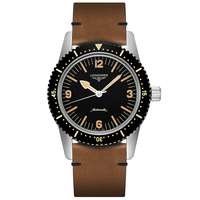 Longines men's watch The Longines Skin Diver Watch 42mm steel automatic L2.822.4.56.2