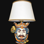 Head Lamp h 55 blue and orange lemons white male