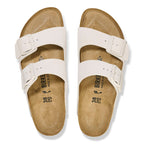Birkenstock Arizona White Leather Narrow Fit