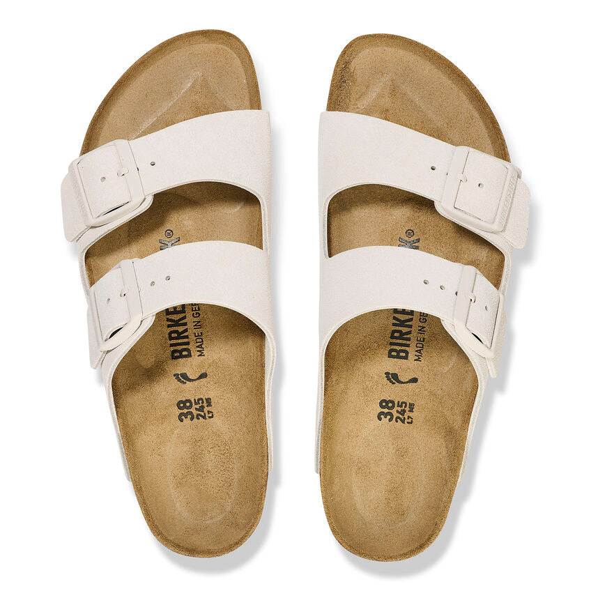 Birkenstock Arizona White Leather Narrow Fit