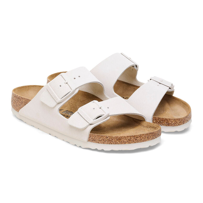 Birkenstock Arizona White Leather Narrow Fit