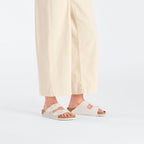 Birkenstock Arizona White Leather Narrow Fit