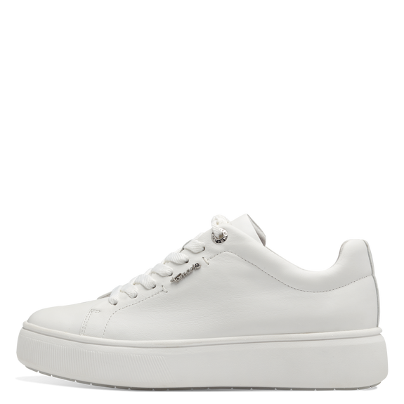 Tamaris White Leather Sneakers