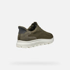 Geox Spherica Plus A Military Green Sneaker