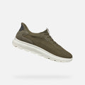 Geox Spherica Plus A Military Green Sneaker