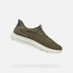 Geox Spherica Plus A Military Green Sneaker