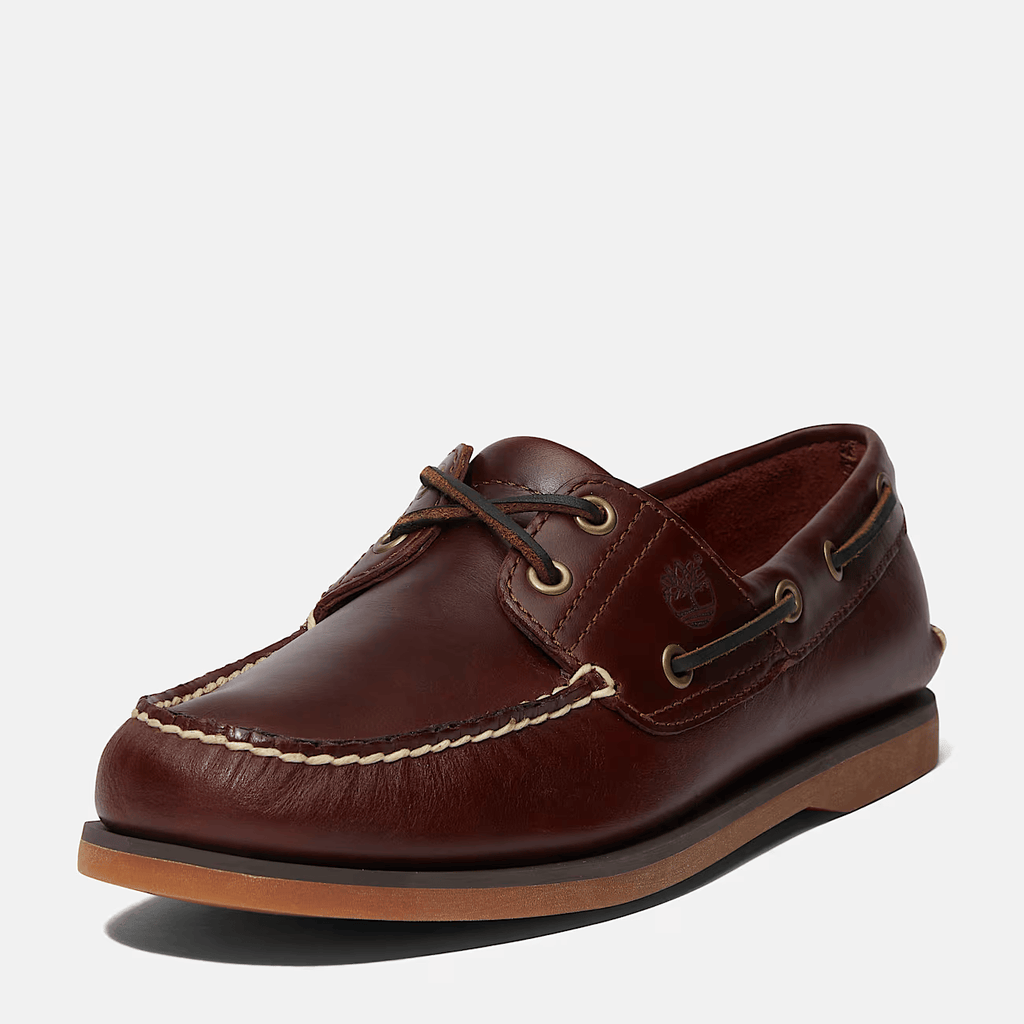 Timberland Scarpa da Barca Classic da Uomo in marrone scuro