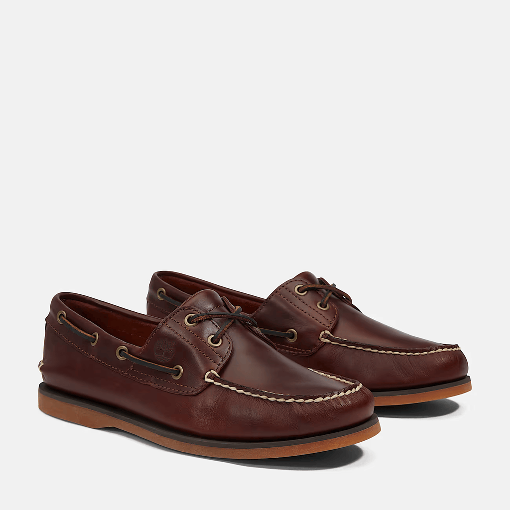Timberland Scarpa da Barca Classic da Uomo in marrone scuro