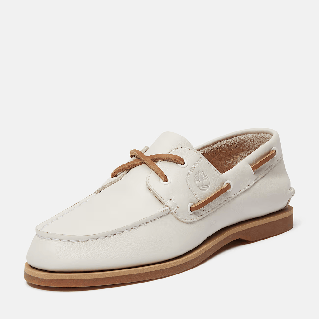 Timberland Scarpa da Barca Classic da Donna in bianco