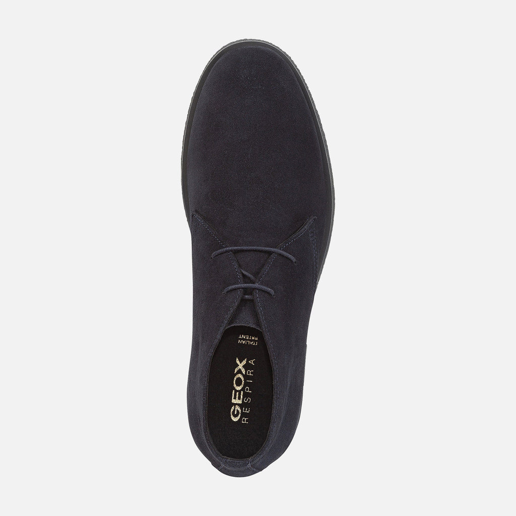 Geox Claudio Polacchina camoscio Blu