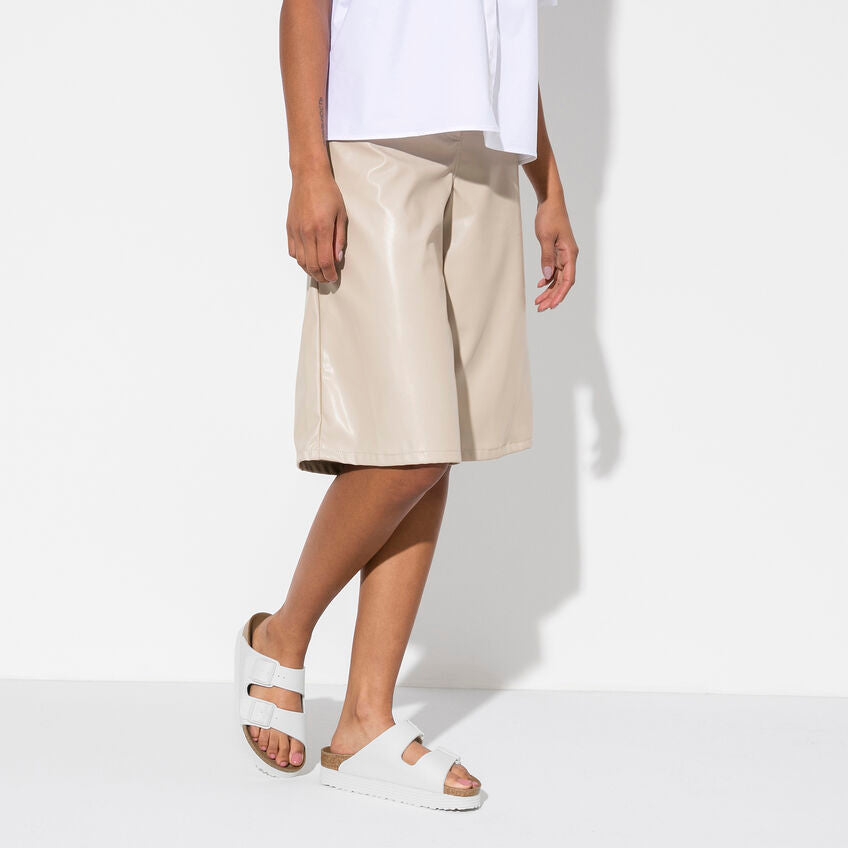 Birkenstock Arizona Grooved White Platform Narrow Fit