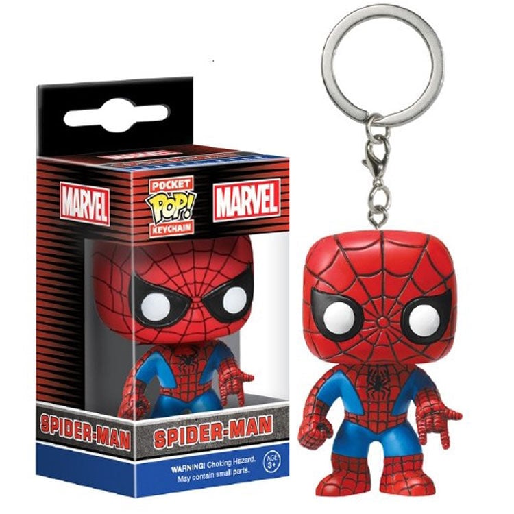 Funko Keychain! Pocket - Marvel - Spider-Man Keychain Keyring