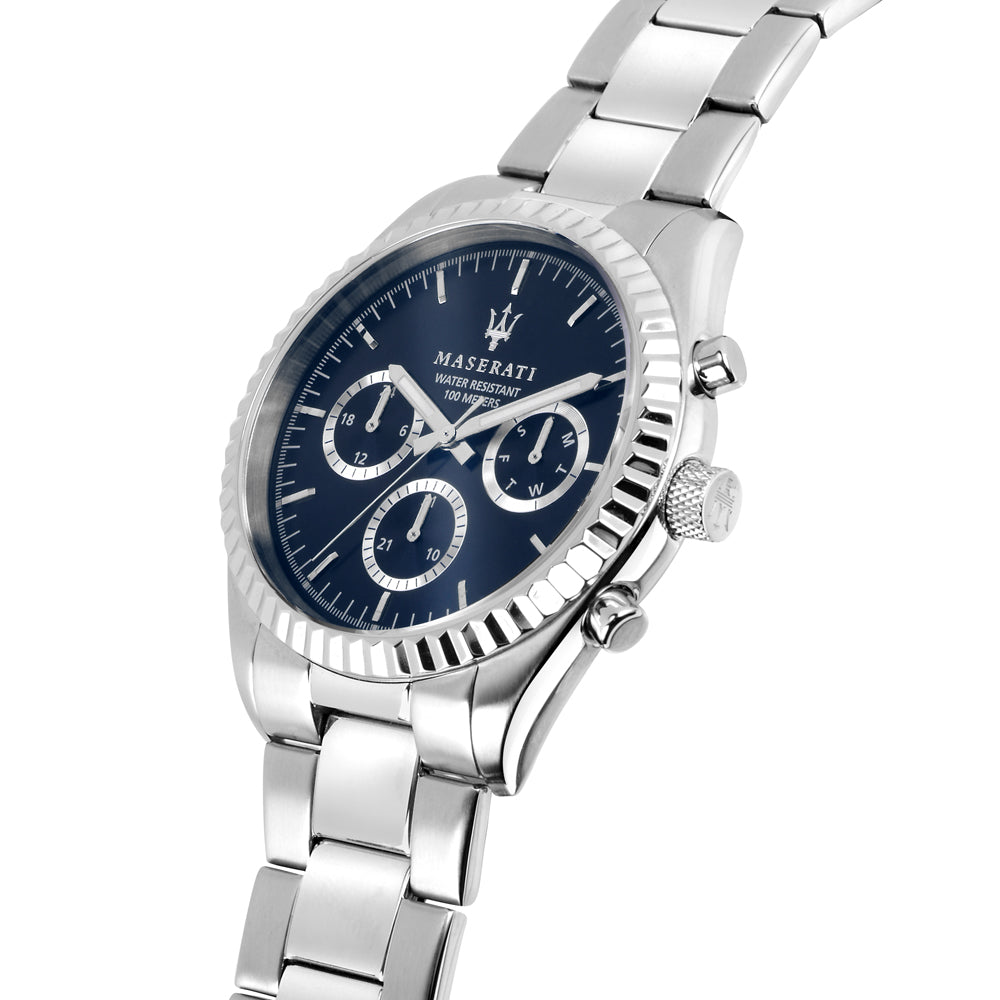 Maserati Competizione R88 Watch – steel with blue dial