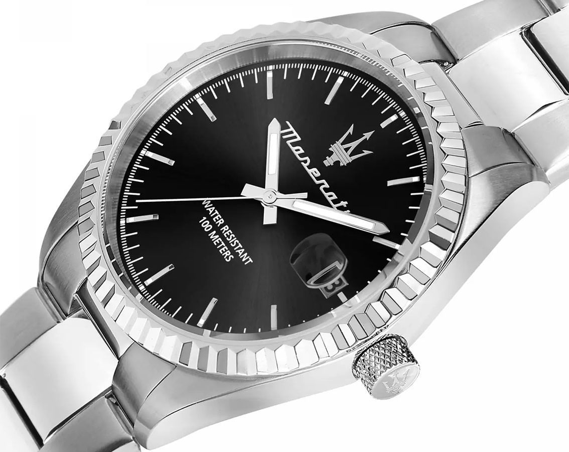 Maserati Competizione R88 Watch – Men's Black Steel Watch
