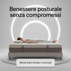 Materasso con 5 cm di Memory H25 Ortopedico Multionda a base di Acqua - AQUATEC