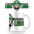 Pyramid Super Mario Bros Mug (Here We Go Luigi) Ceramic Mug Boxed