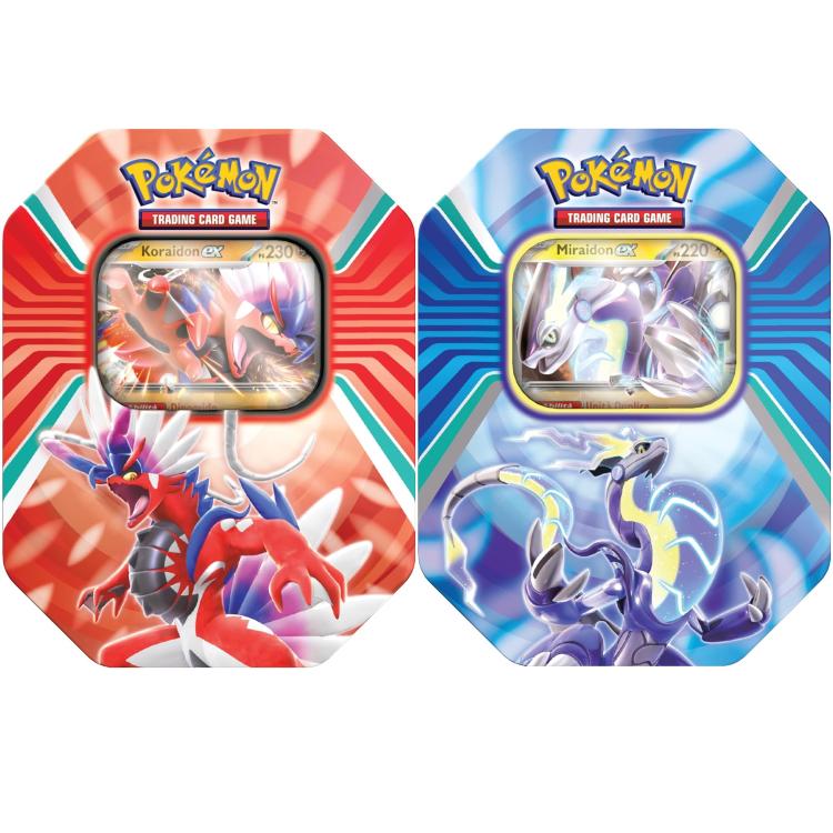 Pokemon Tin: Paldea Legends (Miraidon) TCG Box Trading Card Game