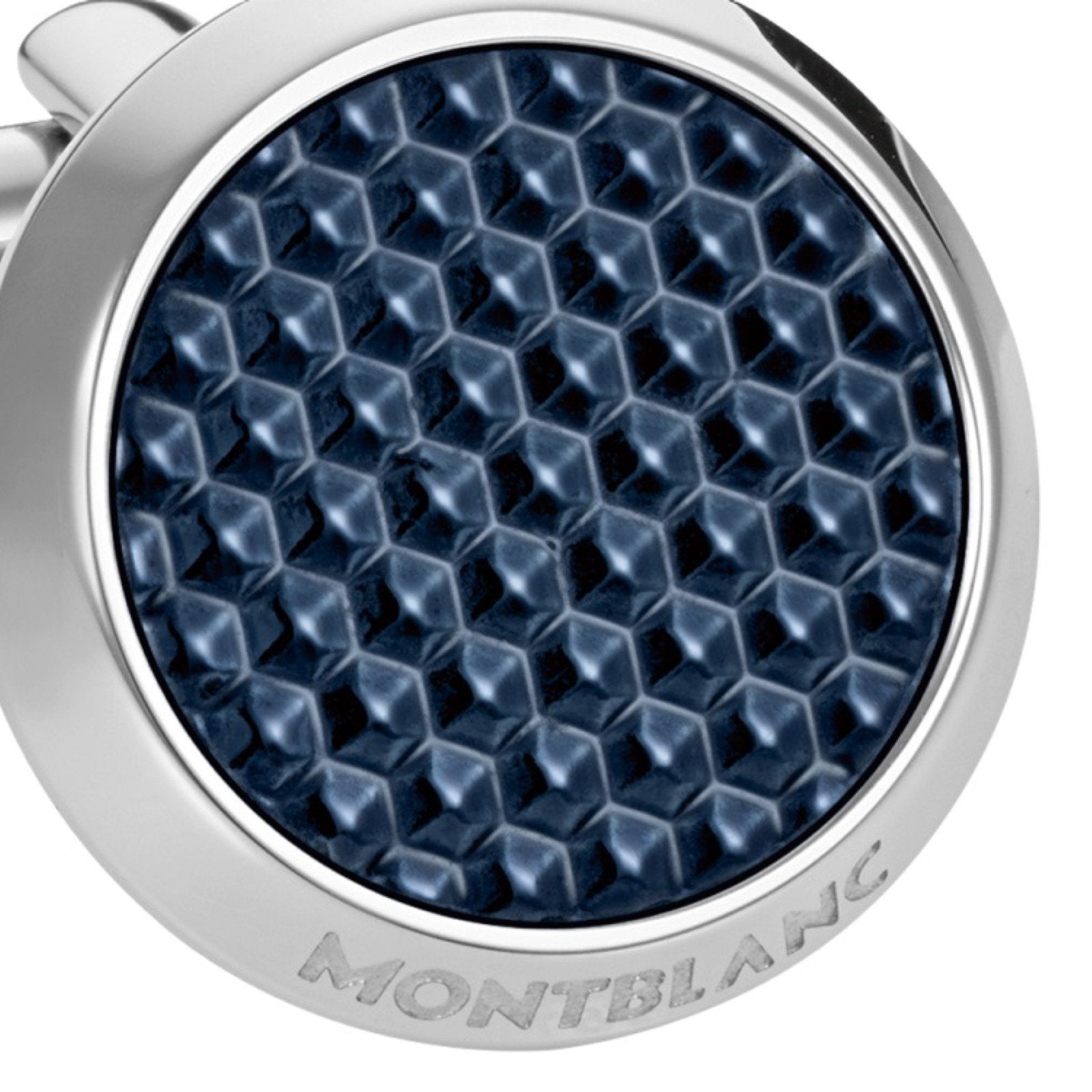Montblanc Meisterstück Blue Steel Cufflinks 112904