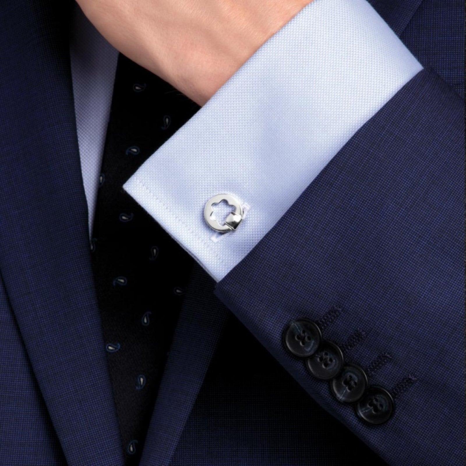 Montblanc Heritage Stainless Steel Cufflinks 109979