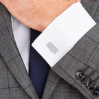 Montblanc cufflinks M steel 114760