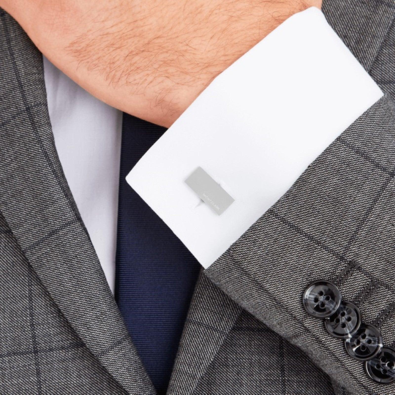 Montblanc cufflinks M steel 114760