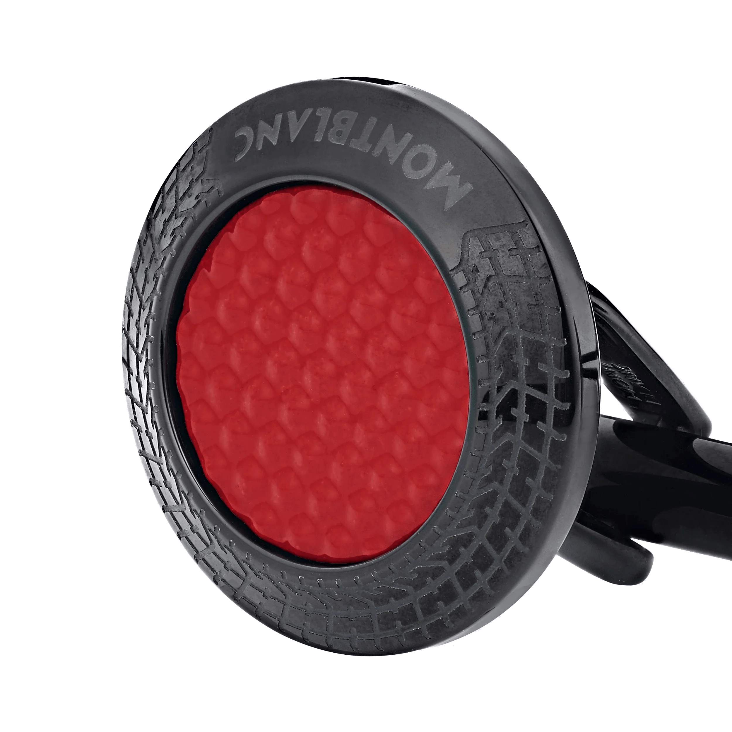 Montblanc Meisterstück Great Masters Pirelli Cufflinks in stainless steel and red lacquer 128395