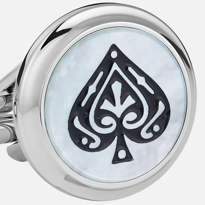 Montblanc Meisterstück Homage to "Around the World in 80 Days" Spades and Hearts Cufflinks 128386
