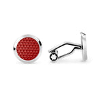 Montblanc gemelli Meisterstück Red acciaio 130269